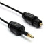 TOSLINK FIBER OPTICAL AUDIO CABLE SQUARE TO ROUND
